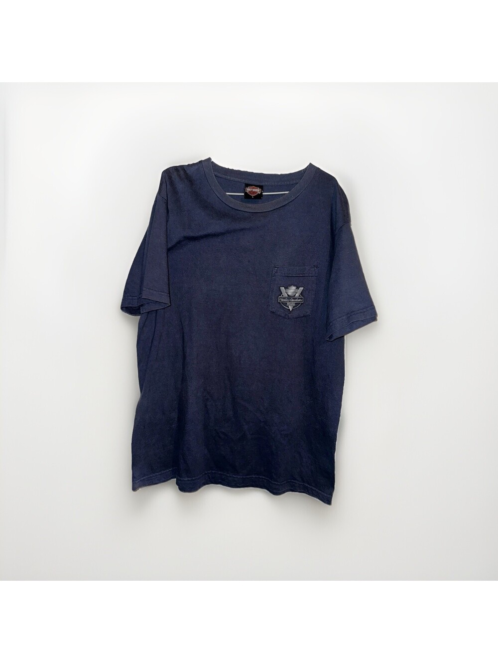 Harley Davidson Sturgis South Dakota Pocket T-Shirt Navy Blue Men's L